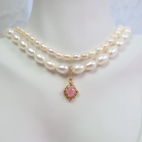 Timeless elegance with our vintage-meets-modern Eden's Rose Necklace!