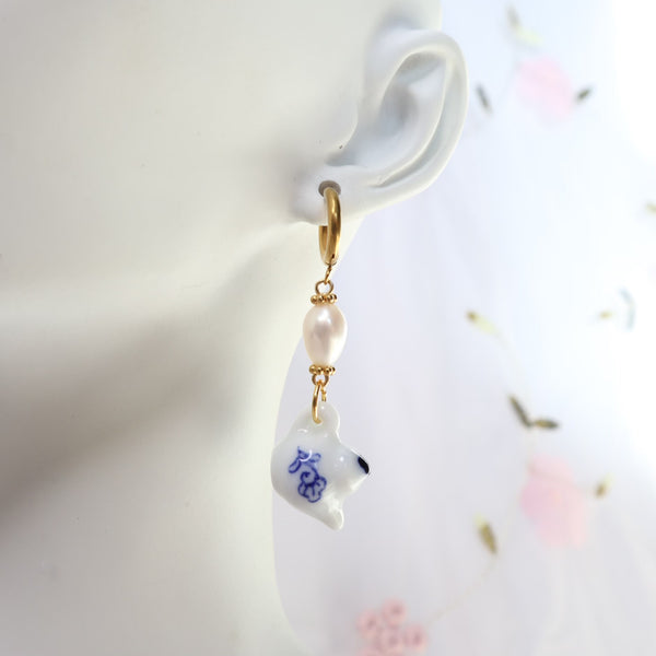Teapot Earrings - Ximena Rosé Jewelry