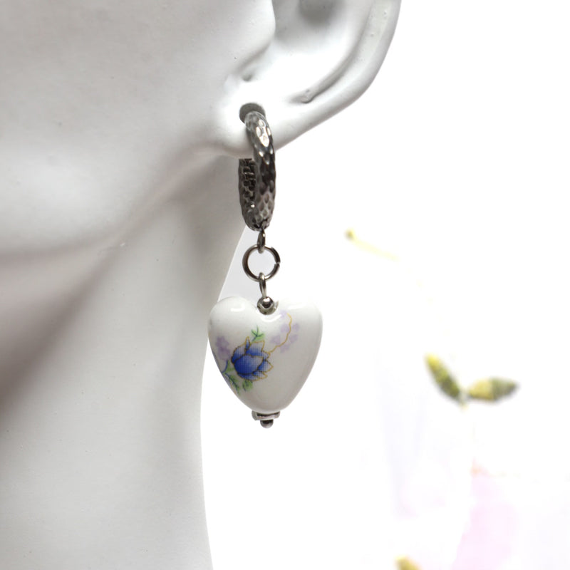 Blue Petal Earrings - Ximena Rosé Jewelry