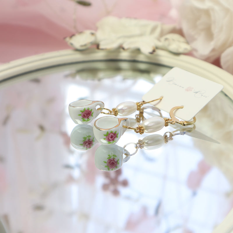 Tea Time Earrings - Ximena Rosé Jewelry