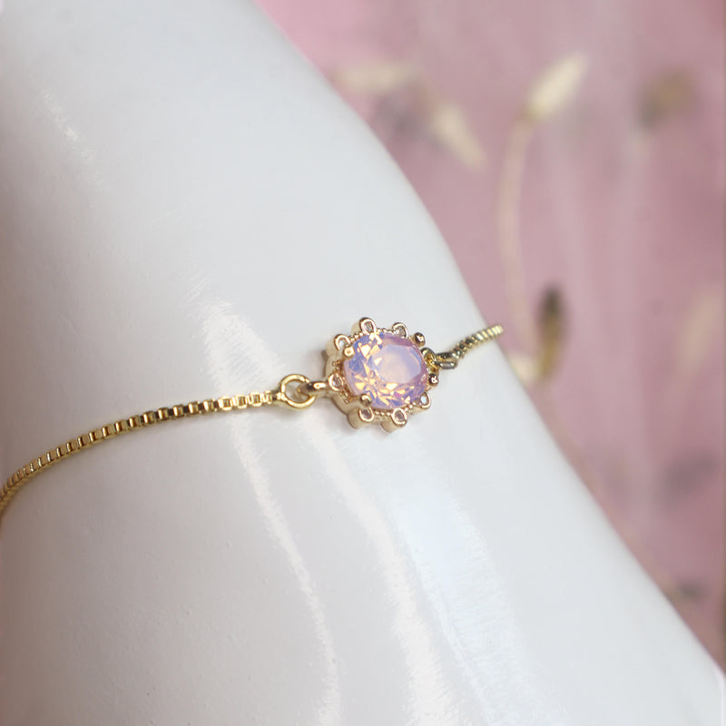 Rose Crystal Bracelet