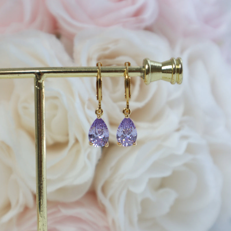 Lavender Paradise Earrings - Ximena Rosé Jewelry