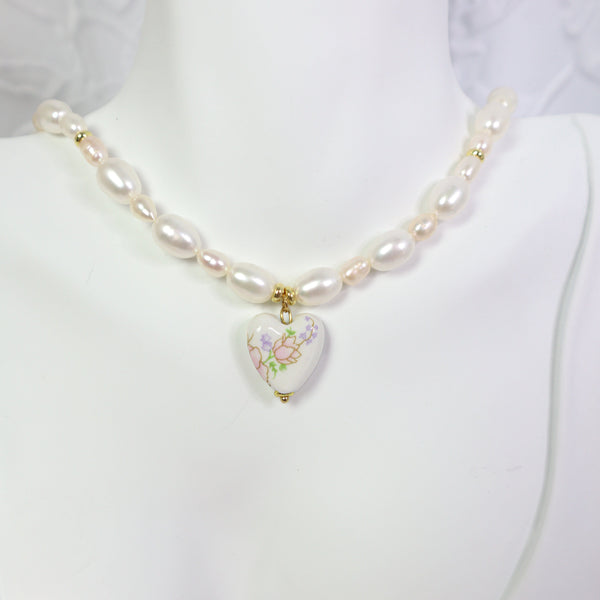 Petal Heart Choker - Ximena Rosé Jewelry
